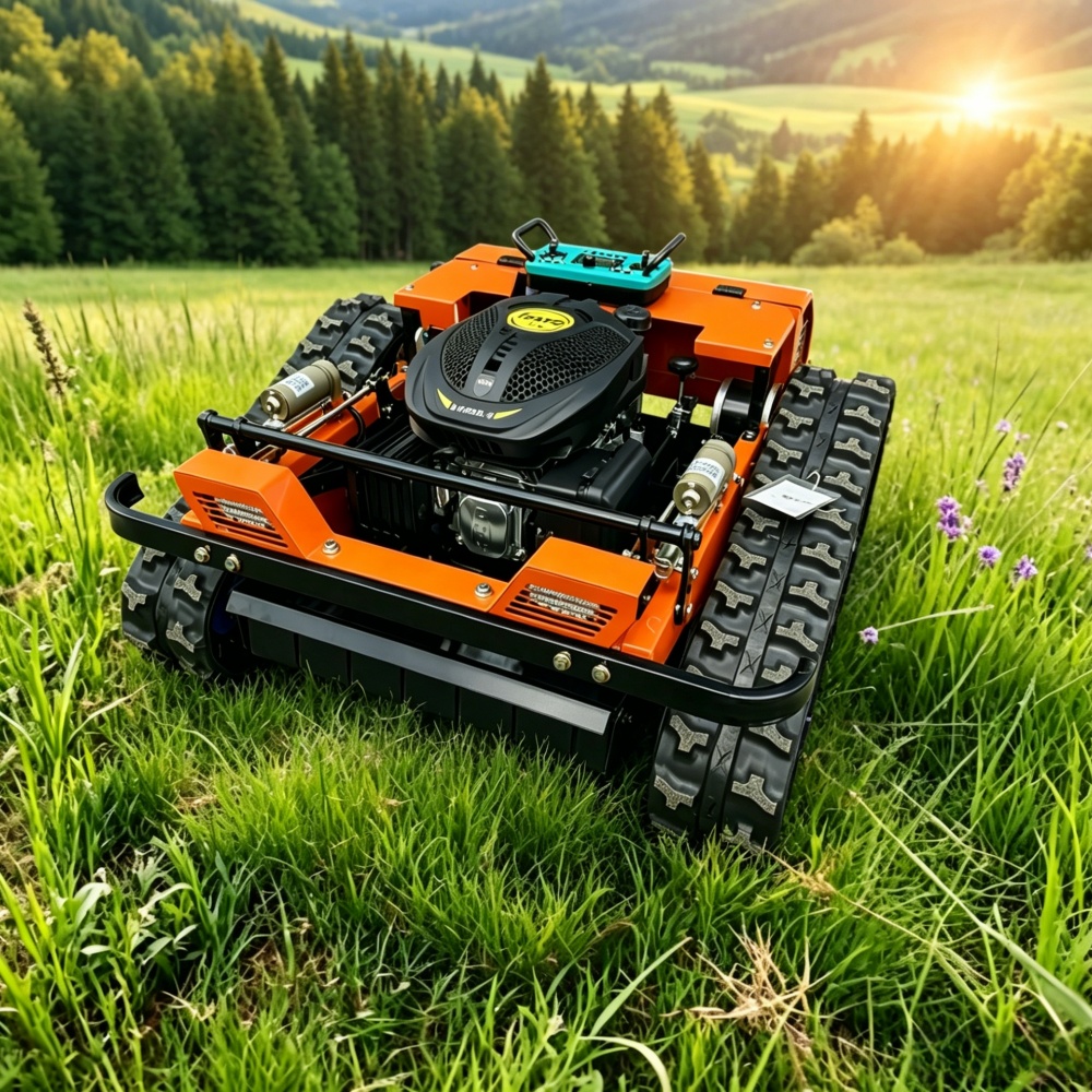 Agriculture Farming Robot - Tracked Lawn Mower Automatic Remote Control