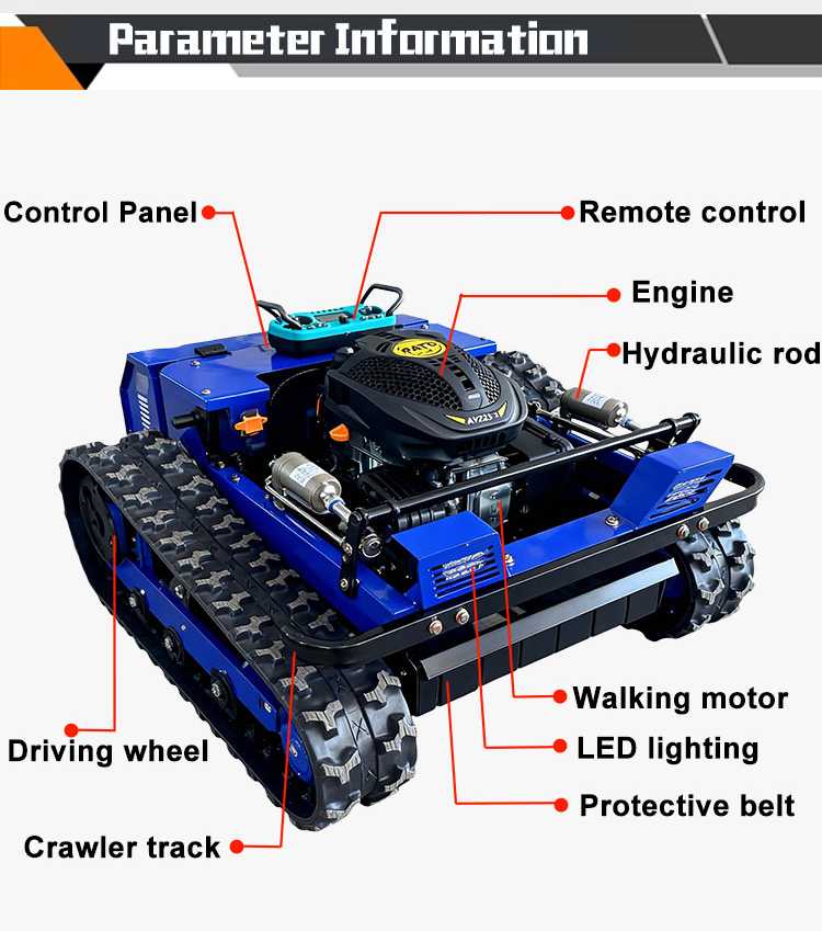 Tracked Lawn Mower Automatic R - Agriculture Farming Robot review and price