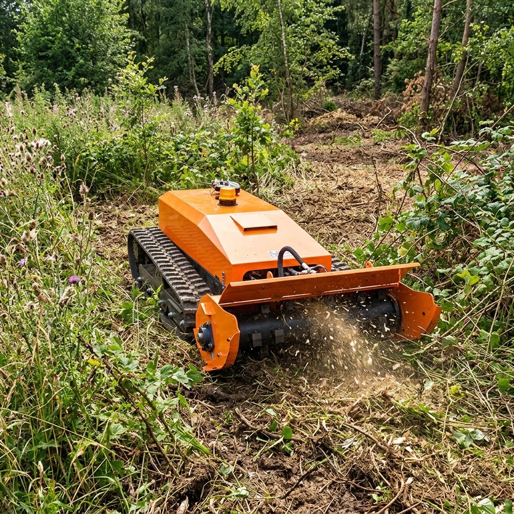 Smart remote control lawn mowe - Agriculture Farming Robot review and price